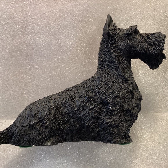Vintage Castagna Italy Black Scottish Terrier Figurine Resin 1988 - Picture 4 of 6
